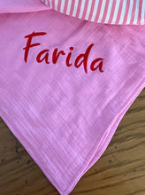 Load image into Gallery viewer, Personalized Cotton Summer Blanket