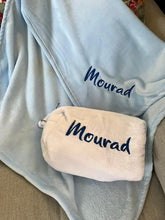 Load image into Gallery viewer, Cuddle & Carry Set - Fleece blanket + Fleece pouch