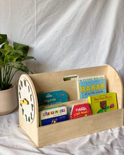 Load image into Gallery viewer, Portable Clock Bookshelf - My Little World