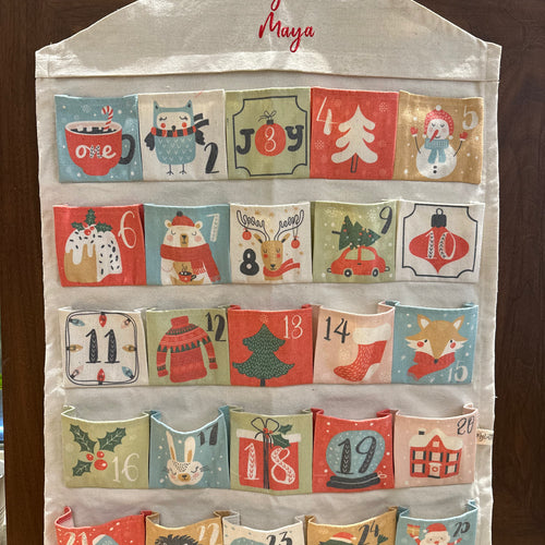 Personalized Christmas advent calendar for kids - My Little World