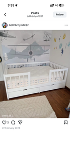Load image into Gallery viewer, Montessori Storage Bed
