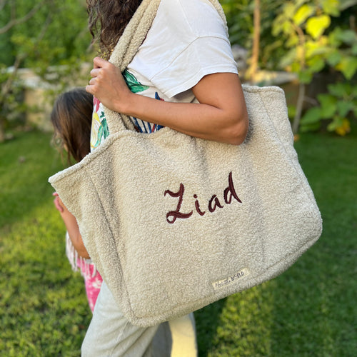 Big mama teddy tote bag for moms - My Little World