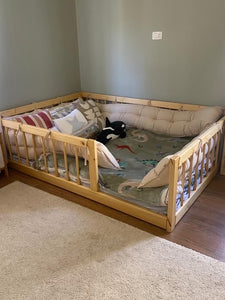 Load image into Gallery viewer, Montessori Bed Bumpers &amp; Cushions
