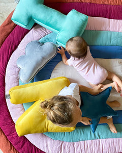 Load image into Gallery viewer, Personalized Velvet Letter Cushion
