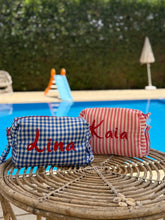 Load image into Gallery viewer, Little Splash Pouch – Striped &amp; Checkered
