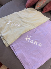 Load image into Gallery viewer, Personalized Cotton Summer Blanket
