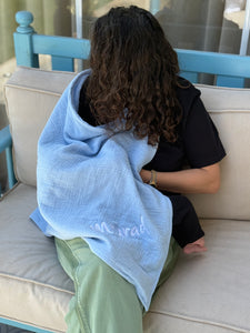 Load image into Gallery viewer, Personalized muslin breastfeeding cover - My Little World
