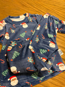 Load image into Gallery viewer, Velvet winter pyjamas 2025 fun patterns for kids - My Little World
