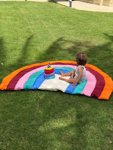 Load image into Gallery viewer, Rainbow Play Mat
