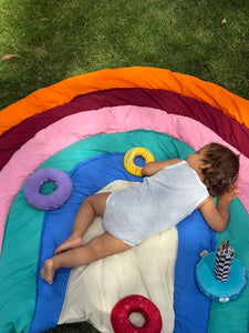 Load image into Gallery viewer, Rainbow Play Mat
