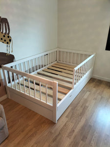 Load image into Gallery viewer, Montessori storage bed for kids - My Little World
