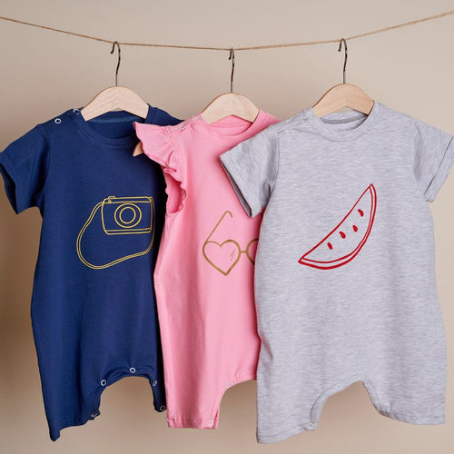 Baby summer rompers onesies - My Little World