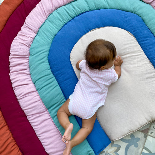 Rainbow play mat for babies and toddlers - My Little World