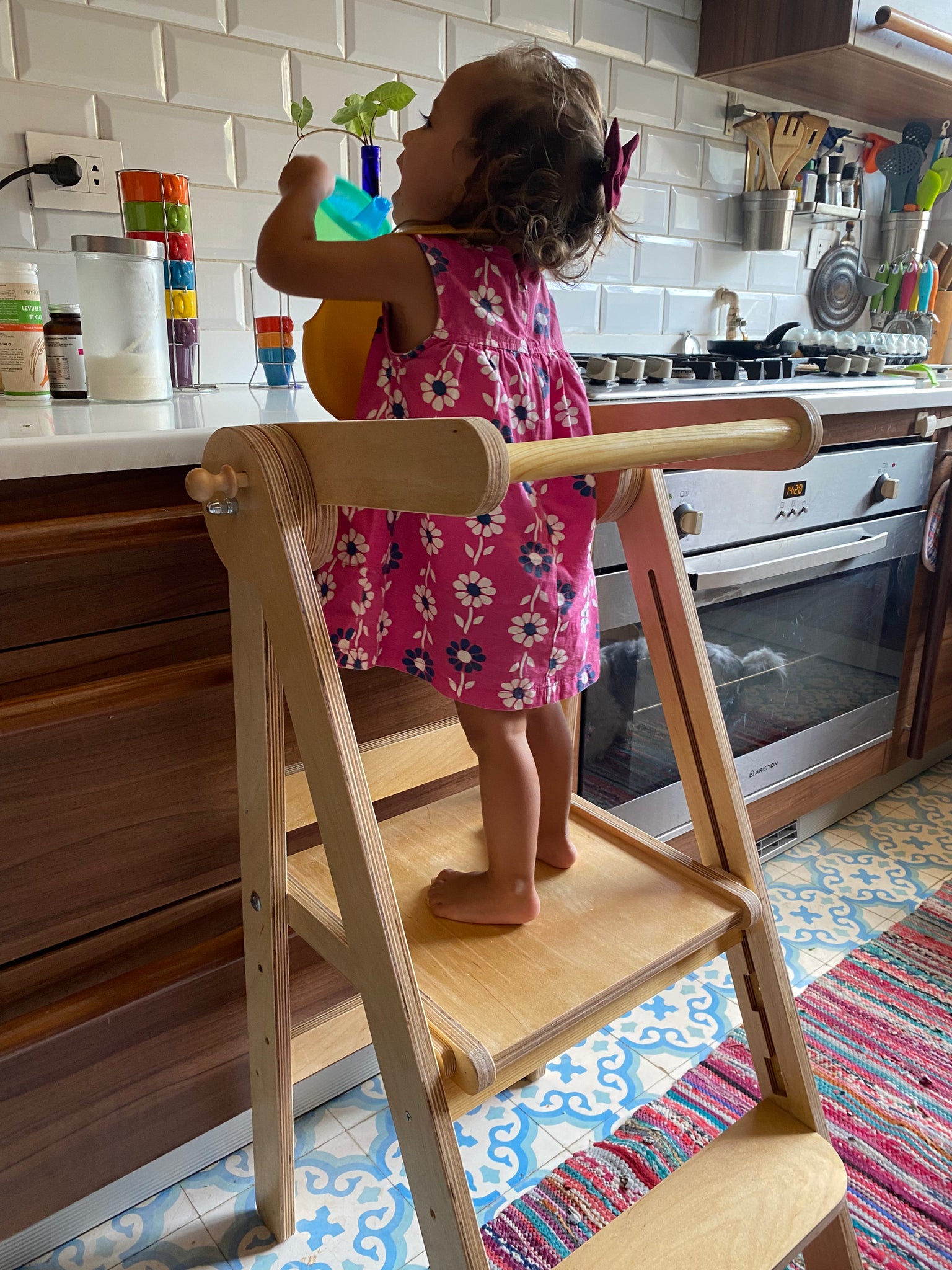 Foldable Adjustable Learning Tower
