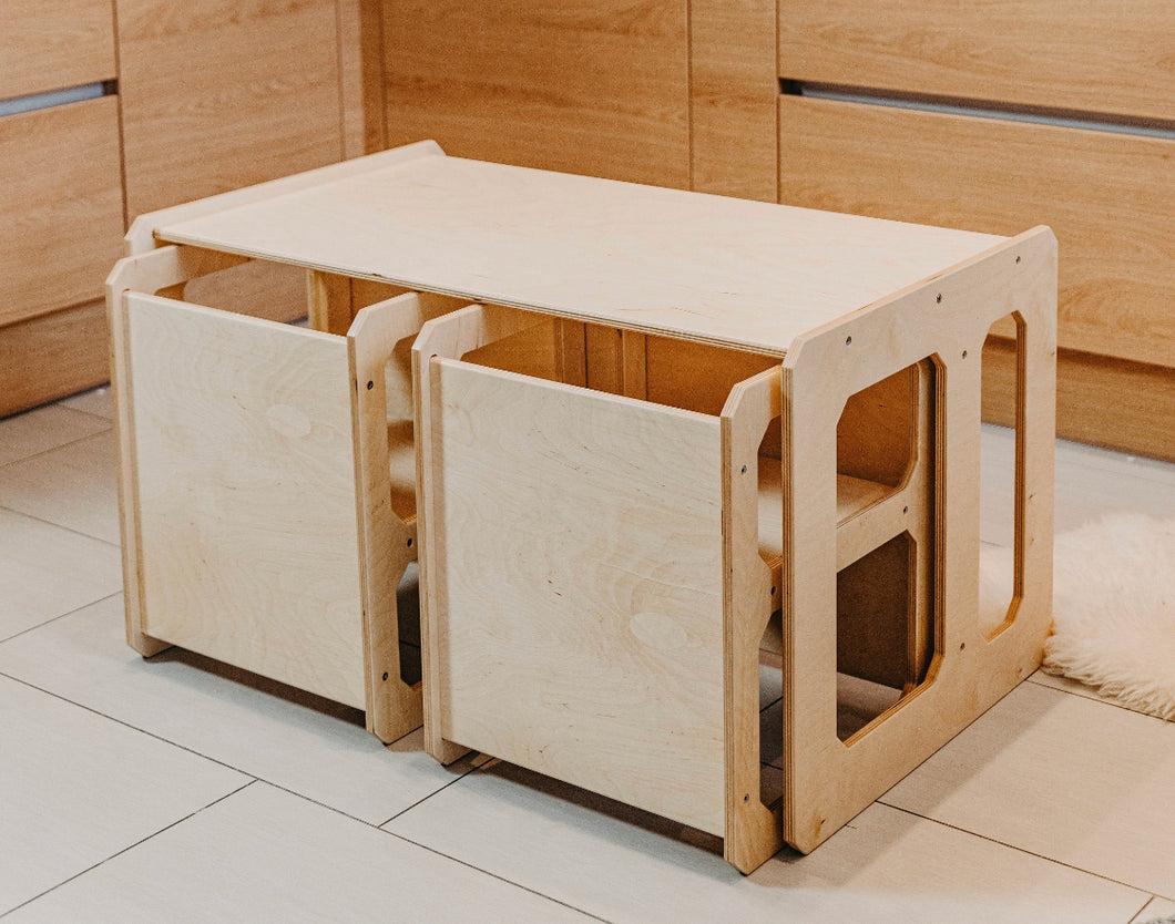 Modulable Montessori Table & Chair