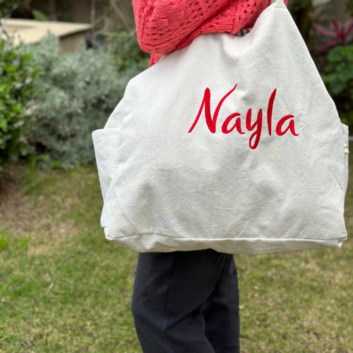 Personalized mama beach bag for summer - My Little World