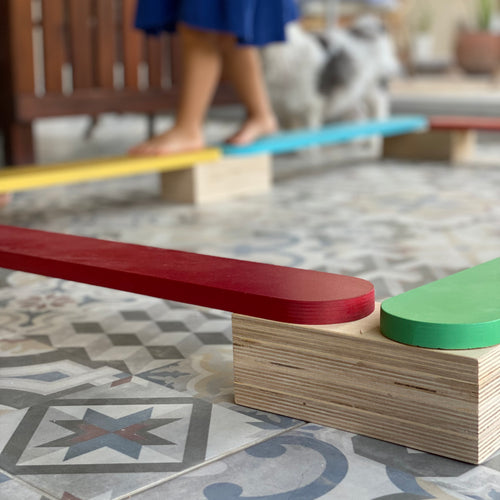 Wooden balance beam for toddlers - My Little World