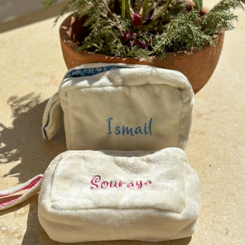 Personalized fleece small pouch for baby - My Little World