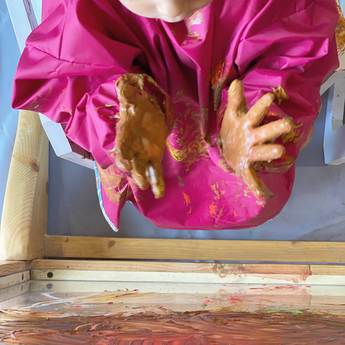 Personalized arts and crafts apron for kids - My Little World