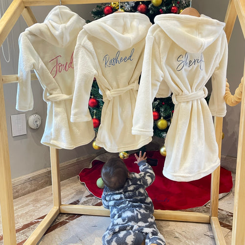 Personalized fleece robe for kids - My Little World