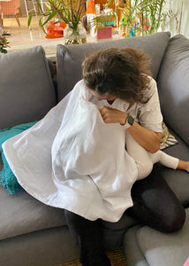 Load image into Gallery viewer, Personalized muslin breastfeeding cover - My Little World
